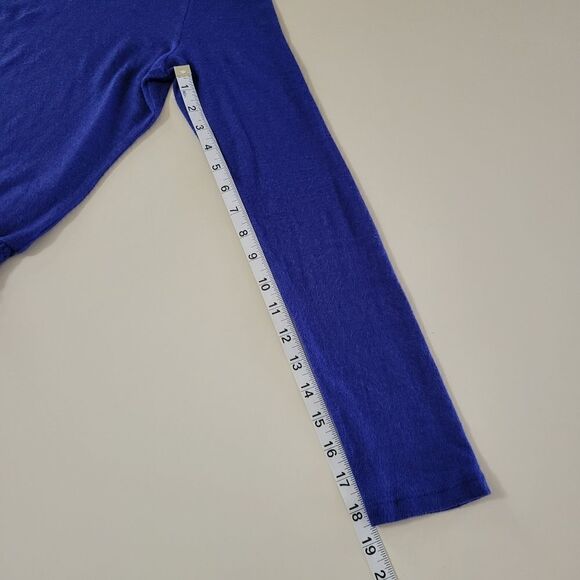 SO Women's Julien Blue Super Cozy Double Brushed Smocked Tee Shirt - Picture 6 of 10